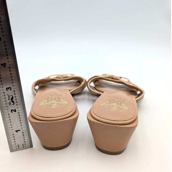 Vince Camuto Selaries Block Heel Slide Sandals Women's Tan Size US6 EU36.5 - Picture 5 of 12